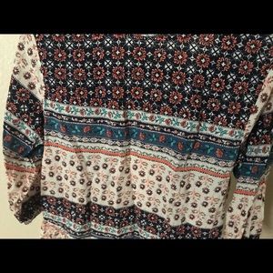 Multi print blouse
